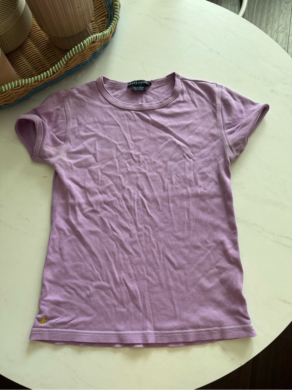 Ralph Lauren Lavender Crewneck Tee